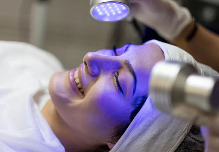 Blue Light Therapy for skin
